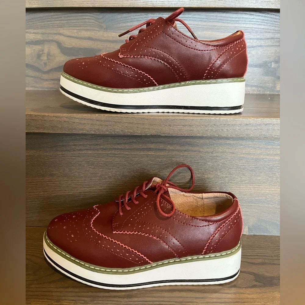 Dadawen Burgundy Oxford